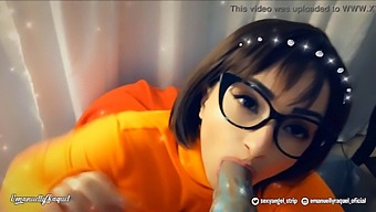 Velma Takes On A Monster'S Load - Oral Pleasure Until Exhaustion - Scooby Doo